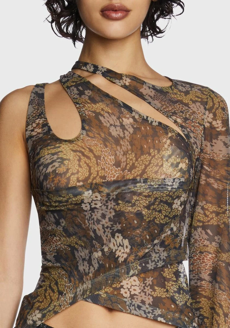 Brand new ๐ Milk It Tops Botanic Mesh Top ๐ฅฐ 1 Milk It Tops Botanic Mesh Top