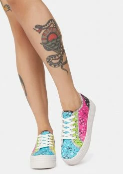 Steve Madden Prism Paisley Bobbi Platform Sneakers