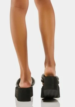 Best reviews of 🧨 Steve Madden Black Billion Platform Wedge 🩴 Sandals Platforms 🤩 7 Steve Madden Black Billion Platform Wedge Sandals Platforms