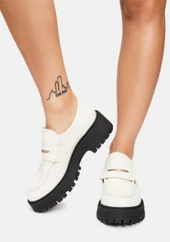 Steve Madden Bone Patent Malvern Loafers