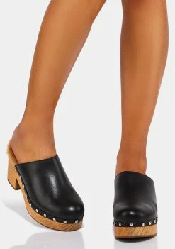 Steve Madden Brooklyn Platform Clogs Heels