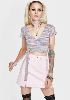 4SI3NNA Kristina Wrap Top