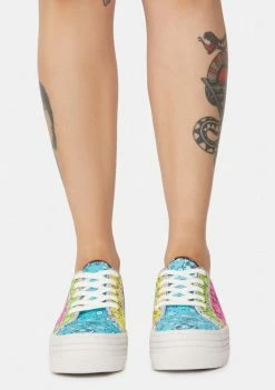 Steve Madden Prism Paisley Bobbi Platform Sneakers