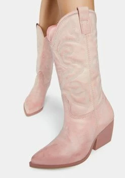 Flash Sale ✨ Steve Madden Pink West Cowboy 🥾 Boots 🎁 9 Steve Madden Pink West Cowboy Boots