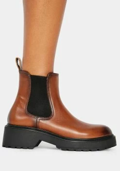 Steve Madden Boots & Booties Cognac Trap Leather Chelsea Boots