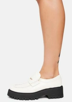 Steve Madden Bone Patent Malvern Loafers