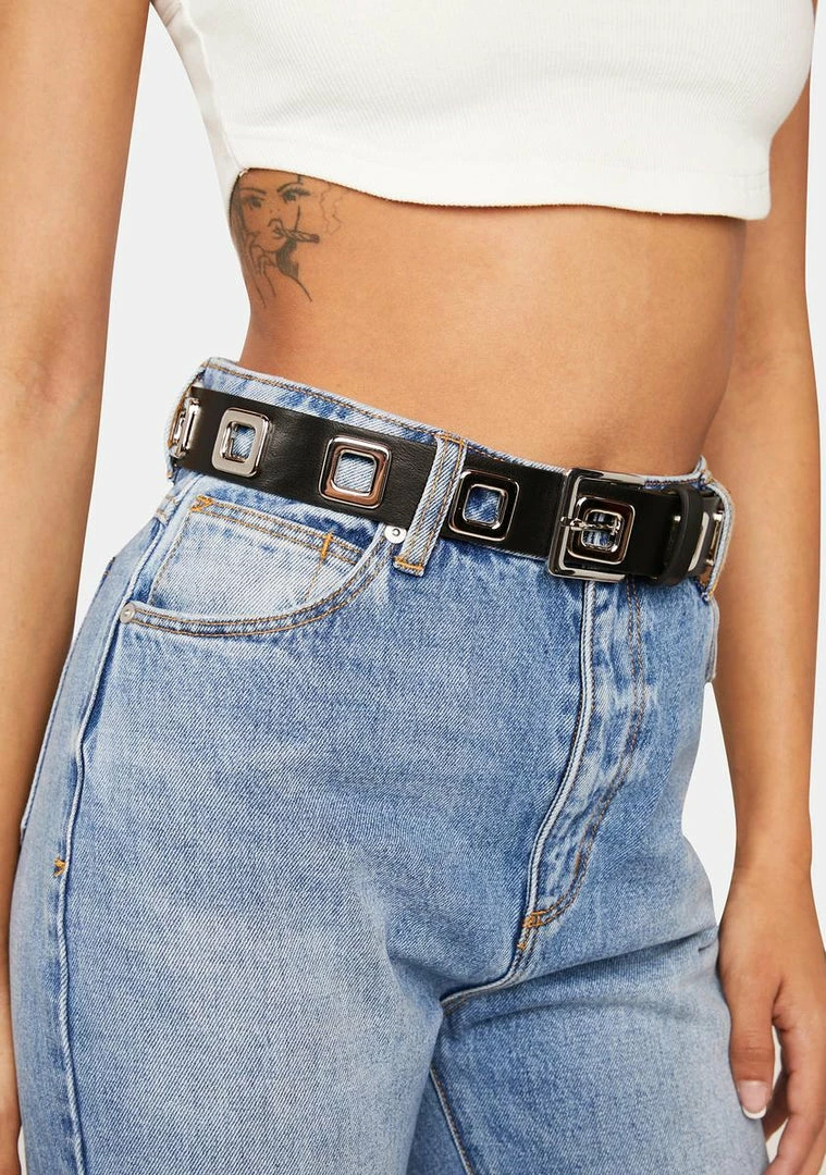 Top 10 ⌛ Steve Madden Square Vegan Leather Belt 🤩 1 Steve Madden Square Vegan Leather Belt