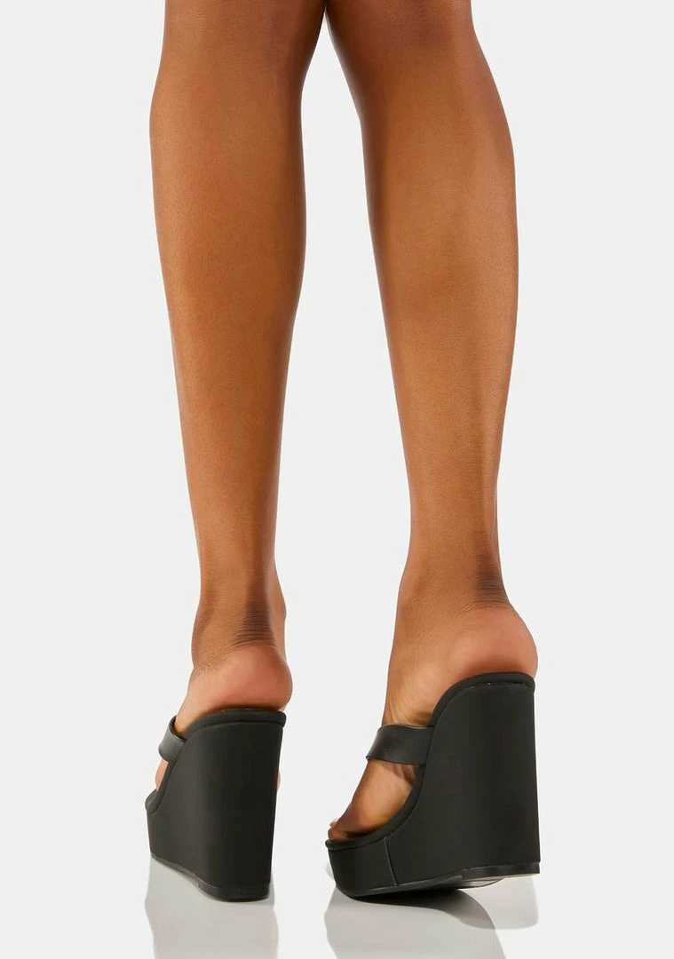 Coupon ✔️ Steve Madden Black Refined Platform Wedges 🎁 4 Steve Madden Black Refined Platform Wedges