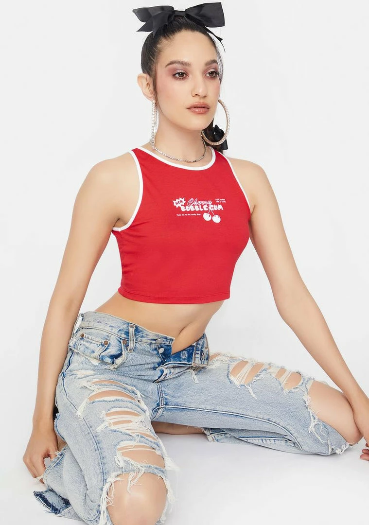 Buy ๐คฉ Cute Mistake Tops Sweet Tooth Tank ๐ 2 Cute Mistake Tops Sweet Tooth Tank