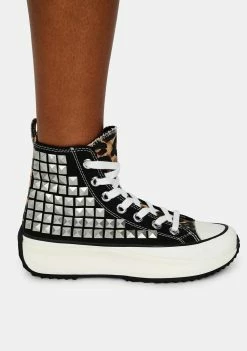 Steve Madden Shaft Studded Platform Sneakers