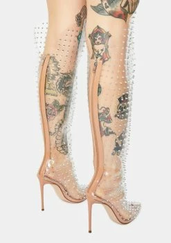 Deals ๐ฅฐ Steve Madden Vava Clear Over The Knee ๐ฅพ Boots ๐ 7 Steve Madden Vava Clear Over The Knee Boots