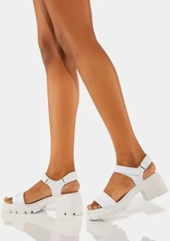 Steve Madden Store 33 Steve Madden White Louella Platform Sandals