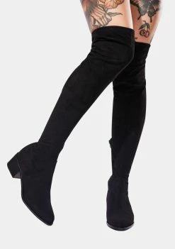 Deals ⌛ Steve Madden Black Sadie Knee High 🥾 Boots 🥾 Boots & Booties 🔔 6 Steve Madden Black Sadie Knee High Boots Boots & Booties