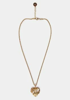 Amarachi Jewelry Say Less Heart Necklace