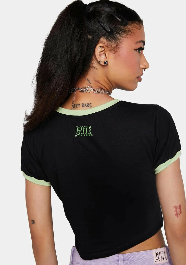 Budget π€© Cute Mistake Happy Hour Crop Tee π€© 4 Cute Mistake Happy Hour Crop Tee