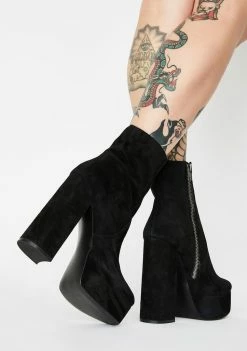 Steve Madden Bang Suede Platform Boots Platforms