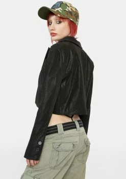 Brand new 🥰 4SI3NNA Black Farrah Blazer 👍 7 4SI3NNA Black Farrah Blazer