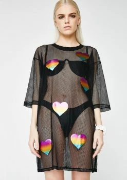 Cute Mistake Dresses Mad For Ya Mesh Dress