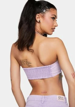 Discount 👏 Cute Mistake Crop Halter Top Island Girl Bandeau Top 🌟 7 Cute Mistake Crop Halter Top Island Girl Bandeau Top