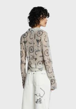 Best Sale ✔️ Milk It Spell Sheer 👚 Shirt 😉 9 Milk It Spell Sheer Shirt