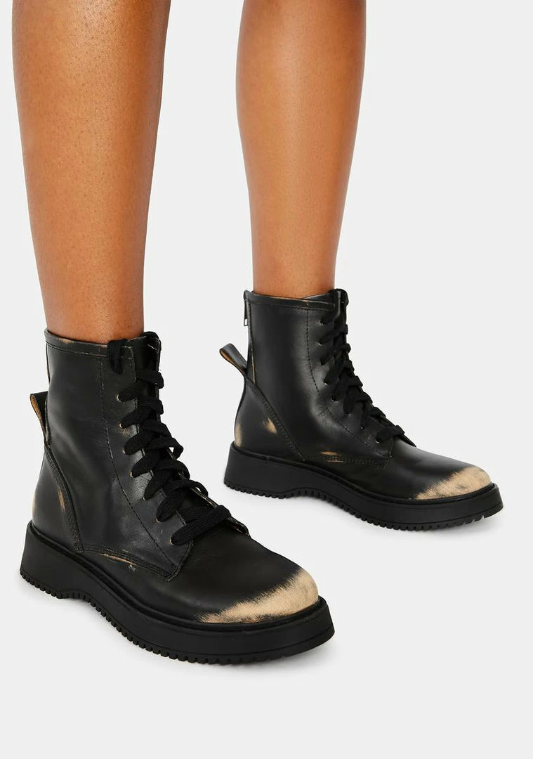 Coupon 😍 Steve Madden Farley Combat 🥾 Boots 💯 1 Steve Madden Farley Combat Boots