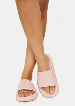 Steve Madden Sandals Pink Scuba Slides