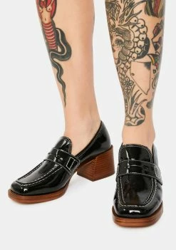 Brand new 🎉 Steve Madden Nyomi Patent Loafer 👠 Heels 🎁 6 Steve Madden Nyomi Patent Loafer Heels