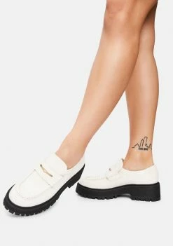 Steve Madden Bone Patent Malvern Loafers