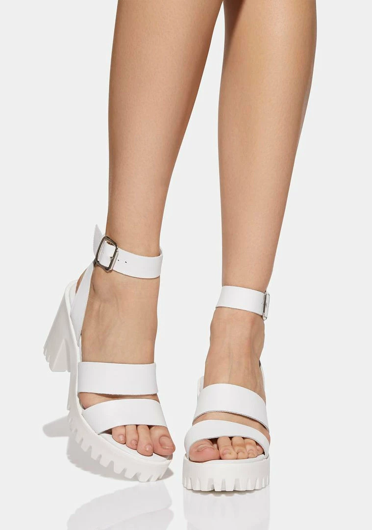Hot Sale ⌛ Steve Madden White Stormi 👠 Heels ✔️ 3 Steve Madden White Stormi Heels