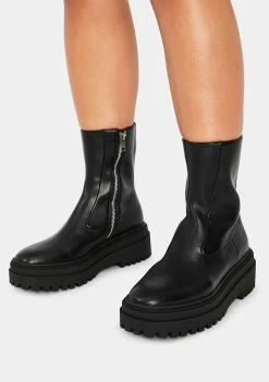 Steve Madden Boots & Booties Black Dallas Boots