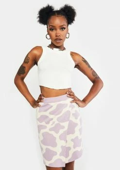 Milk It Cattle Mini Skirt