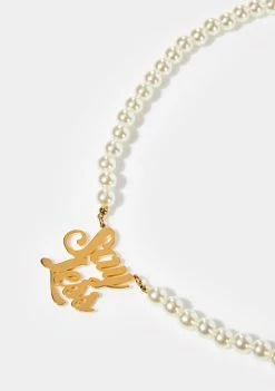 Amarachi Say Less Pearl Necklace Jewelry