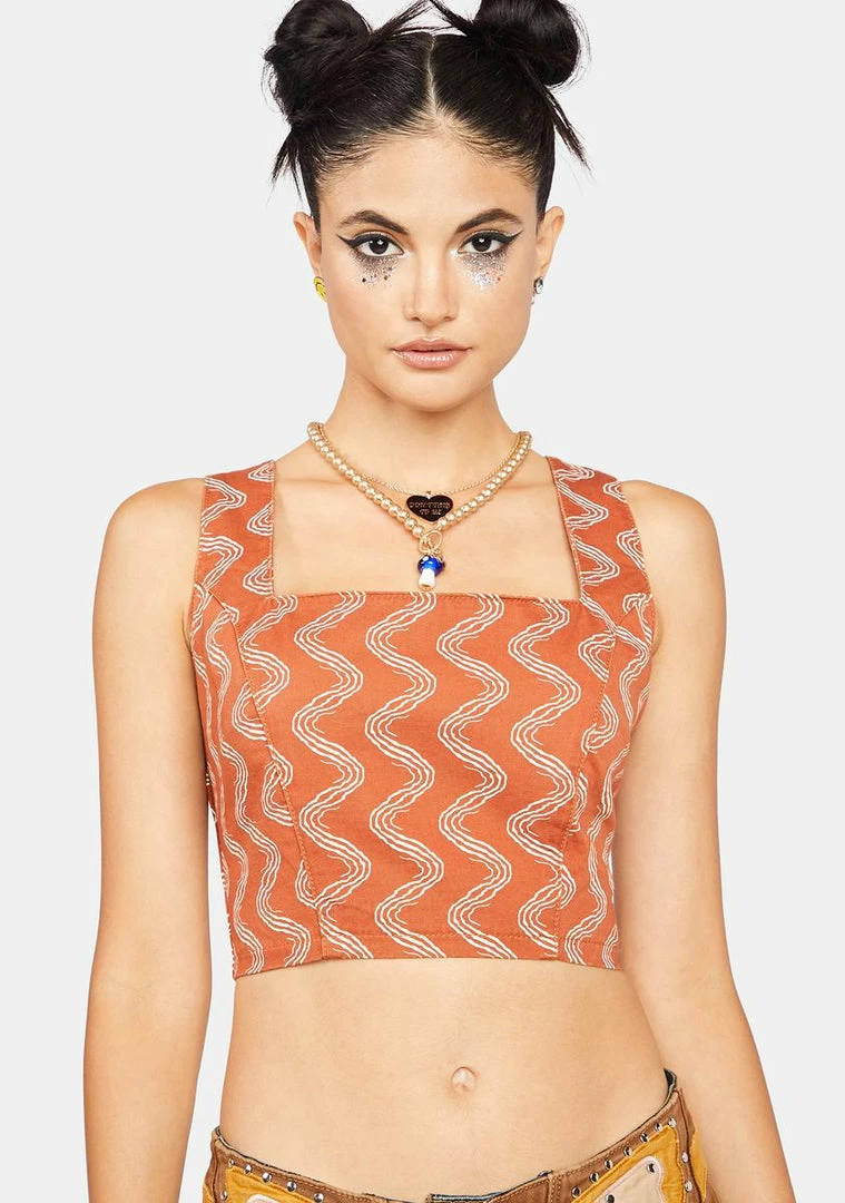 Hot Sale 🥰 Milk It Haze Top Tank Crop Top 🎉 1 Milk It Haze Top Tank Crop Top