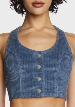 Milk It Nomad Corduroy Waistcoat Outerwear