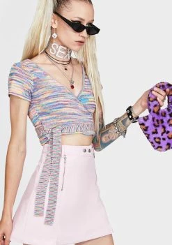 4SI3NNA Kristina Wrap Top