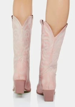 Flash Sale ✨ Steve Madden Pink West Cowboy 🥾 Boots 🎁 8 Steve Madden Pink West Cowboy Boots