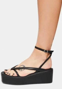 Steve Madden Platforms Black Nadeen Platform Sandals