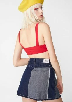 Promo π₯° Cute Mistake Elisha Denim π Skirt π 7 Cute Mistake Elisha Denim Skirt