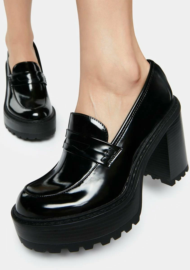 Promo ๐ Steve Madden Kimberley Loafers Block ๐ Heels ๐ 5 Steve Madden Kimberley Loafers Block Heels