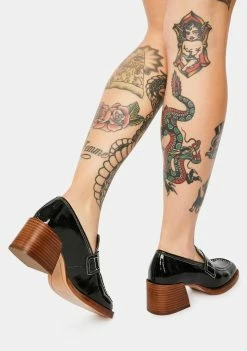 Brand new 🎉 Steve Madden Nyomi Patent Loafer 👠 Heels 🎁 7 Steve Madden Nyomi Patent Loafer Heels