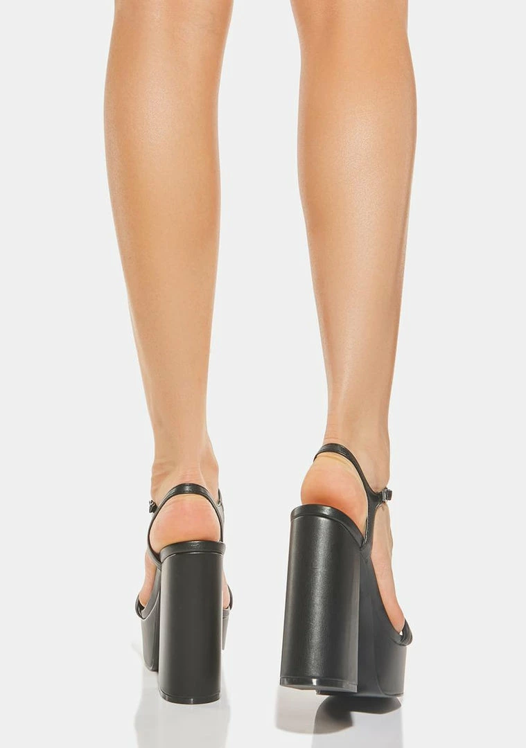 Brand new โค๏ธ Steve Madden Black Tille Platform ๐ Heels ๐ 4 Steve Madden Black Tille Platform Heels