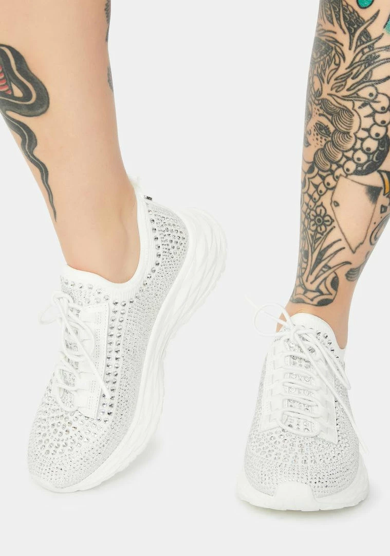 Discount π Steve Madden Cease Rhinestone π Sneakers 𧨠1 Steve Madden Cease Rhinestone Sneakers