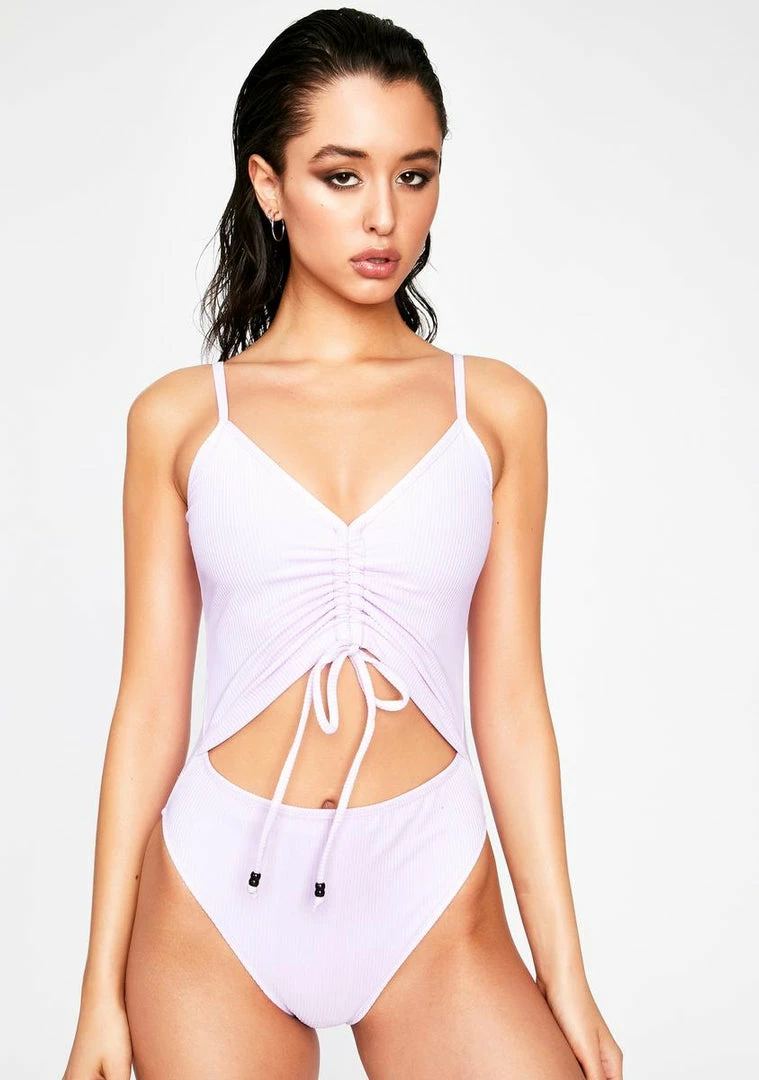 Buy 🔥 Cute Mistake Lilac No Filter Ruche 🩱 Swimsuit 🛒 2 Cute Mistake Lilac No Filter Ruche Swimsuit