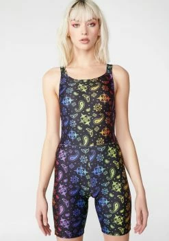 Cute Mistake Rainbow Bandanna Diggin On You-nitard Jumpsuits & Rompers