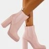 Steve Madden Pink Triple Leather Chelsea Boots