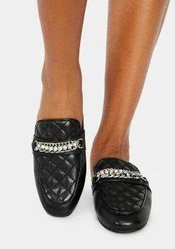 Steve Madden Kalista Quilted Chain Flats
