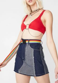 Cute Mistake Elisha Denim Skirt