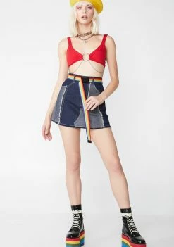 Promo π₯° Cute Mistake Elisha Denim π Skirt π 6 Cute Mistake Elisha Denim Skirt