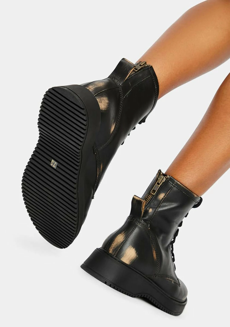 Coupon 😍 Steve Madden Farley Combat 🥾 Boots 💯 4 Steve Madden Farley Combat Boots