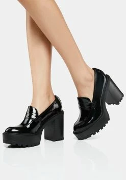 Steve Madden Kimberley Loafers Block Heels